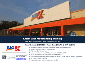 Kmart with Freestanding Building