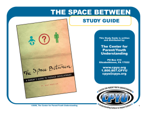 The Space Between Leader's Guide.pub