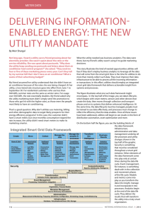 delivering information- enabled energy: the new utility mandate