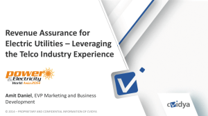 Revenue assurance for electric utilities leveraging the