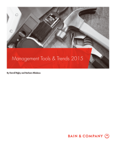 Management Tools & Trends 2015