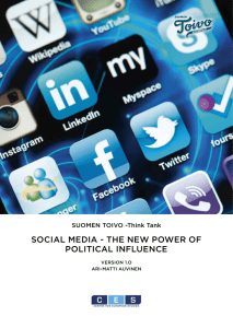 social media - the new power of political influence