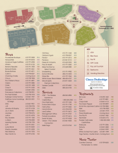 View Directory Map - The Promenade Shops at Saucon Valley
