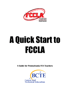 A Guide for Pennsylvania FCS Teachers