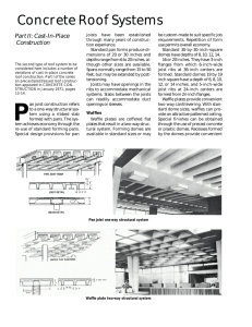 Concrete Roof Systems - Concrete Construction