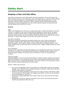 Employee: Office Safety Fact Sheet