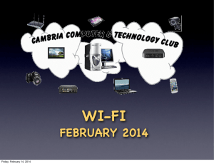 Wi-Fi by Jack Hennessy - Cambria Computer Club