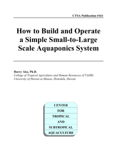 How to Build and Operate a Simple Small-to-Large Scale