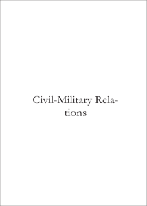 Civil Military Relations