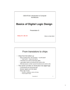 Basics of Digital Logic Design