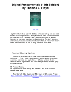 Digital Fundamentals 11th Edition by Thomas L Floyd