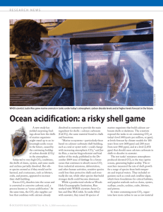 Ocean acidification: a risky shell game