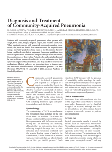 Diagnosis and Treatment of Community