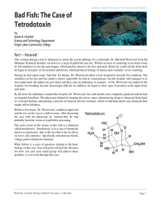Bad Fish The Case of Tetrodotoxin - Cal State LA