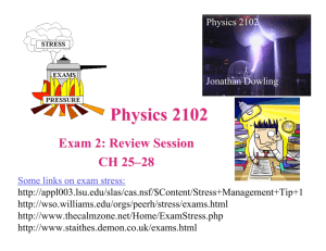 Physics 2102 - LSU Physics & Astronomy