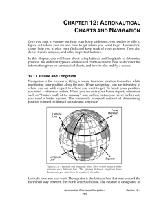 chapter 12: aeronautical charts and navigation