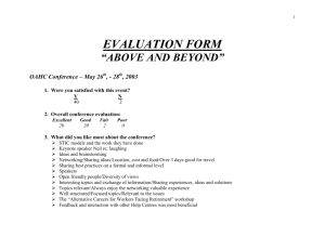 evaluation form - Durham Region Unemployed Help Centre