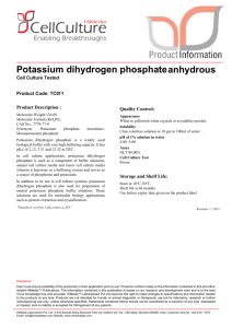 Potassium dihydrogen phosphateanhydrous