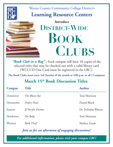 book clubs - Wayne County Community College District