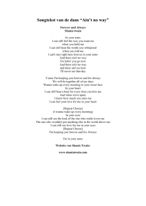 A 74 Shania Twain (lyrics)