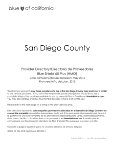 San Diego County - Blueshieldca.com