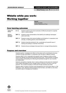 Whistle while you work - Queensland Curriculum and Assessment