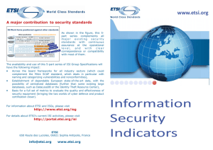 Information Security Indicators