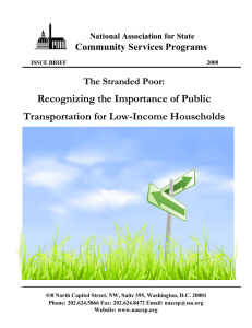Recognizing the Importance of Public Transportation for
