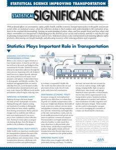 Transportation - American Statistical Association
