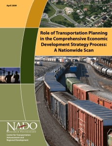 Role of Transportation Planning in the Comprehensive
