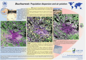 Bucharest: Population dispersion and air polution