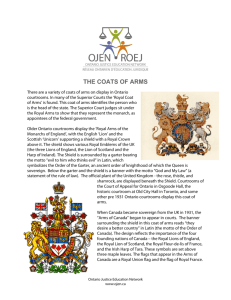 the coats of arms - the Ontario Justice Education Network