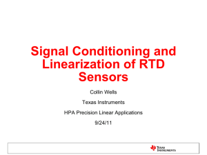 What is an RTD? - Texas Instruments