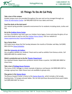 15 Things To Do At Cal Poly - Kellogg West Conference Center