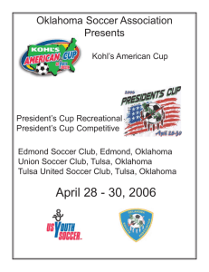 Combined programs 2006.pmd - Oklahoma Soccer Association