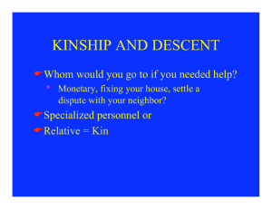 kinship and descent - Ameeta Singh Tiwana