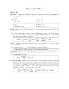 Homework 2 – Solutions Chapter 2B