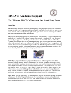 MSLAW Academic Support - Massachusetts School of Law