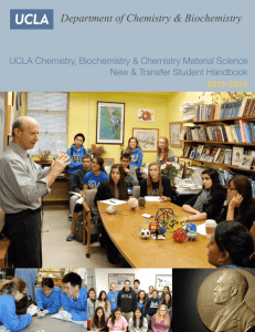 UCLA Chemistry & Biochemistry Orientation Handbook