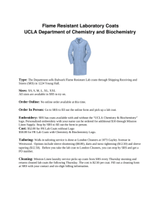 Flame Resistant Laboratory Coats UCLA Department of Chemistry
