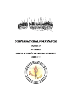 Conversational Potawatomi (PDF Download)