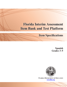 (Spanish) - 3-5 - Florida Department of Education