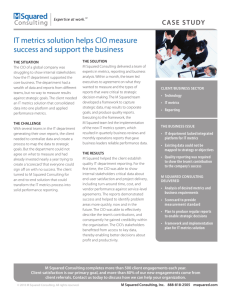 IT metrics solution helps CIO measure success and