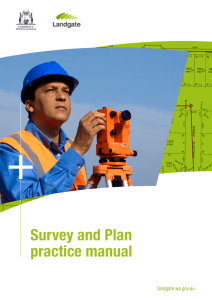 Survey and Plan Practice Manual