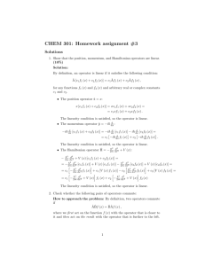 CHEM 301: Homework assignment #3
