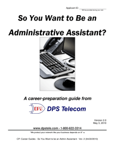 Administrative Assistant?