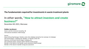 In other words, "How to attract investors and create business?”