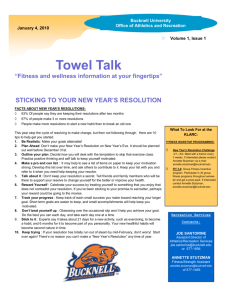 Towel Talk - Bucknell University