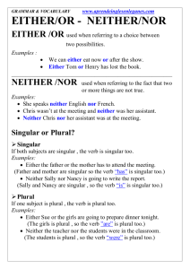 either/or - neither/nor - aprende-ingles-en