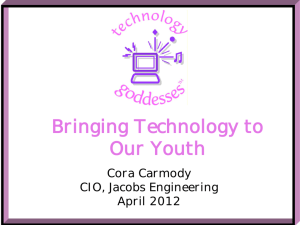 Getting our Youth Back in Technology